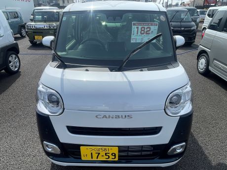 キャンバス ストライプG パール×レーザーブルー