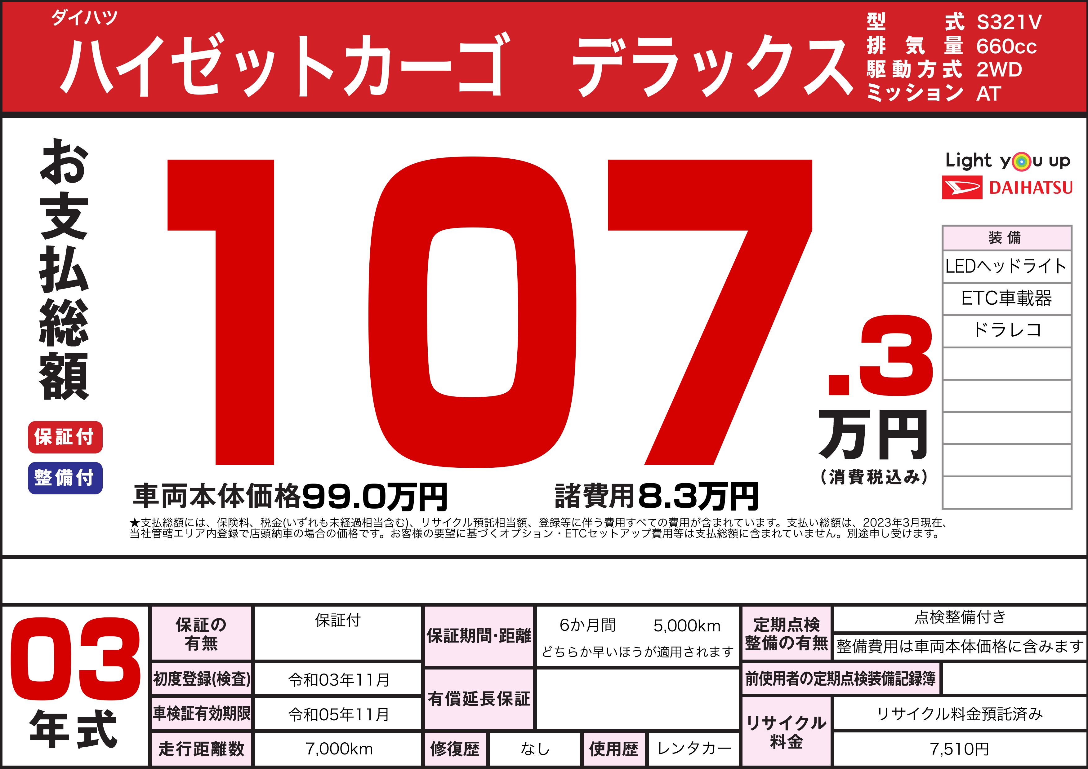 中古車在庫情報